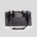 Gray Canvas Oversized Travel Bag